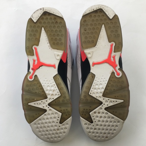 SOLD! Nike Air Jordan 6 Retro Low White Infrared Jordans - Picture 12 of 14